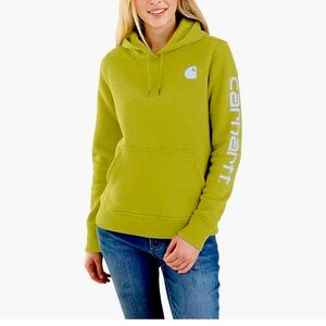 Carhartt Olive Green Heather Hoodie size S